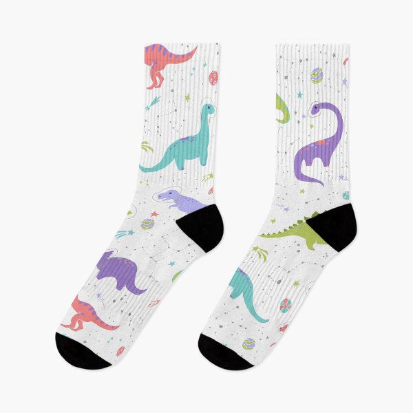 Item preview, Space Dinosaurs on White designed and sold by latheandquill.
