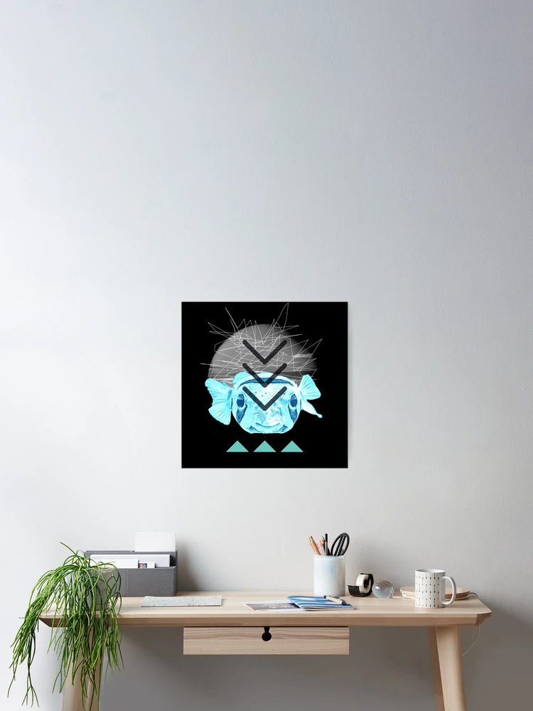 Thumbnail 2 of 3, Poster, Zapping Fish designed and sold by ExploreTheBasic.