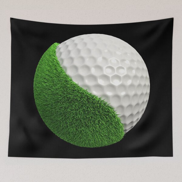Item preview, Golfer Ball and Green Grass Play Golfing Course Photography designed and sold by elhefe.