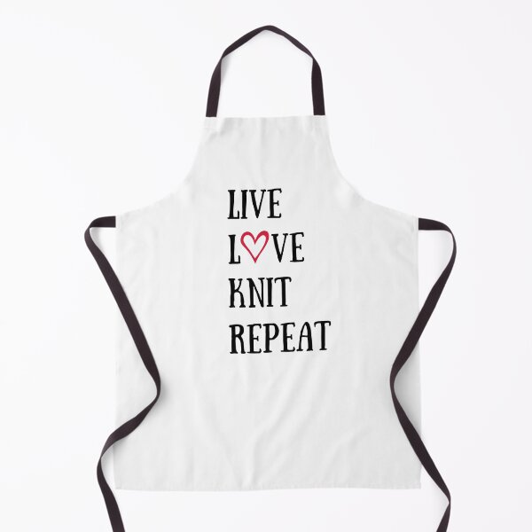 Item preview, LIVE LOVE KNIT REPEAT designed and sold by Knitterty.