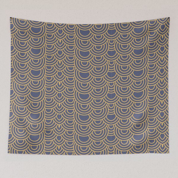 Item preview, Yellow cercle Art Deco Pattern designed and sold by PickCreation.