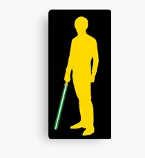 Star Wars Luke Skywalker Yellow Canvas Print