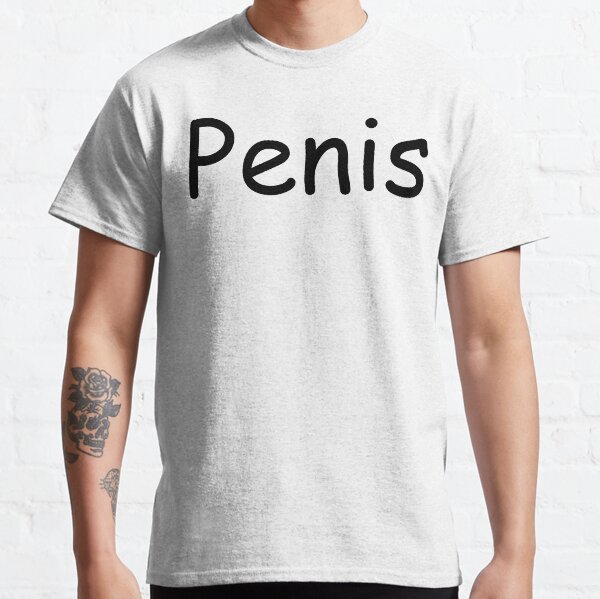 Vista previa del artículo con la obra «Penis Comic Sans», diseñado y vendido por criangulien.