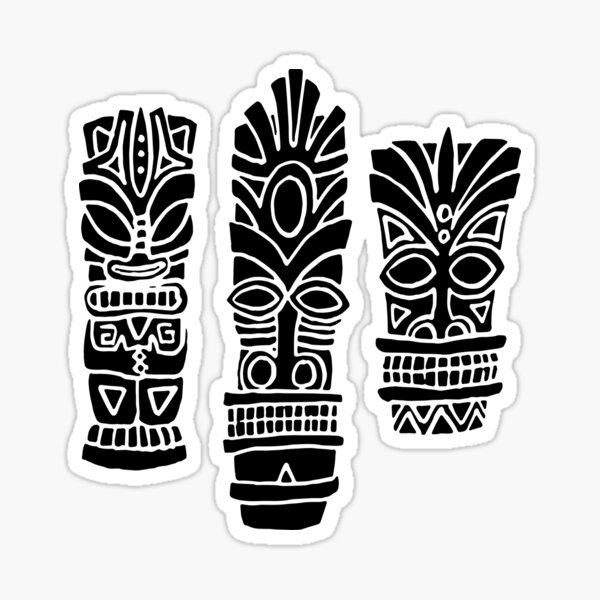 Item preview, Tiki Idol (Black) designed and sold by TheHogoCo.