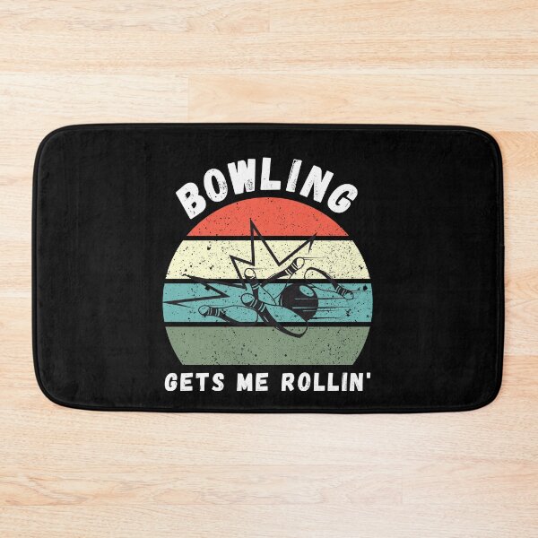 Item preview, Bowling Gets Me Rollin Distressed Sunset designed and sold by SAVWIS.