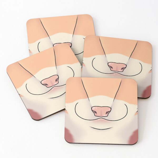 Item preview, Strawberry Blonde Ferret Face designed and sold by KeishaMaKainn.