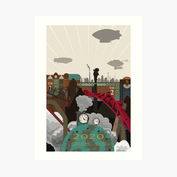 F.L.Y. Travel poster Art Print
