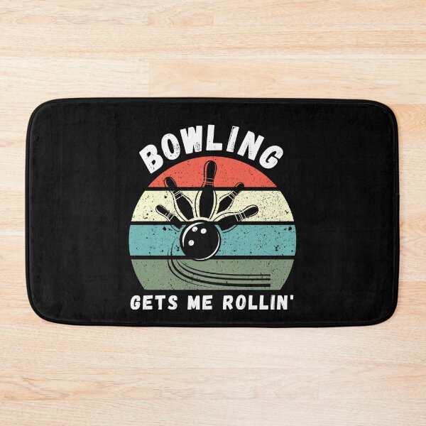 Item preview, Bowling Gets Me Rollin Distressed Sunset designed and sold by SAVWIS.