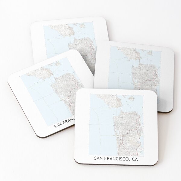 Item preview, San Francisco, CA Quad Topographical Map Clean designed and sold by PGHPhotoCo.