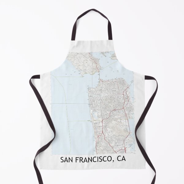 Item preview, San Francisco, CA Quad Topographical Map Clean designed and sold by PGHPhotoCo.