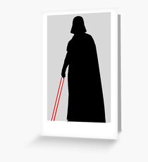 Star Wars Darth Vader Black Greeting Card