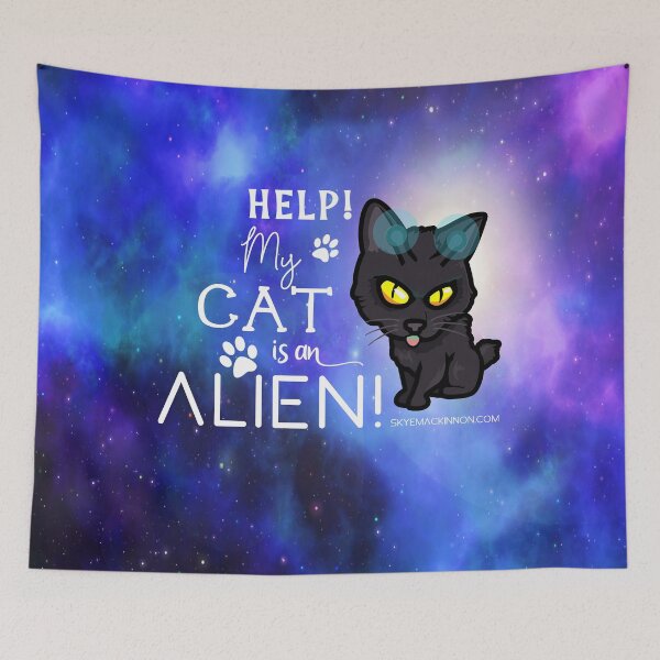 Item preview, Help! My cat is an alien! (space version) designed and sold by flockauthors.