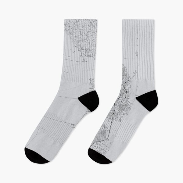 Item preview, San Francisco, CA Quad Topographical Map Grey designed and sold by PGHPhotoCo.