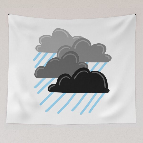 Item preview, Ominous Rain Clouds designed and sold by Lavenderbuttons.