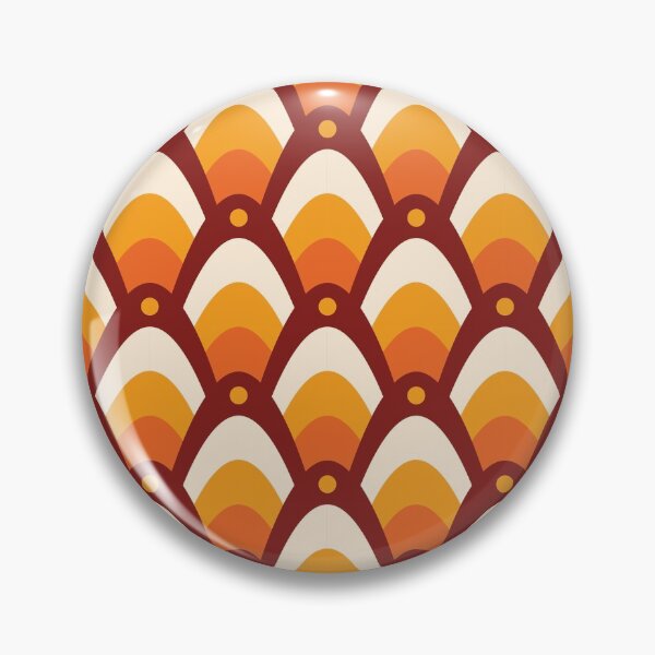 Item preview, Deco Flames Geometric Pattern – “The Rogue” Palette designed and sold by RoguePatterns.