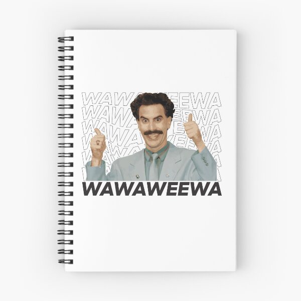 Item preview, Borat - Wawaweewa - White - Sticker tee designed and sold by Azura369.