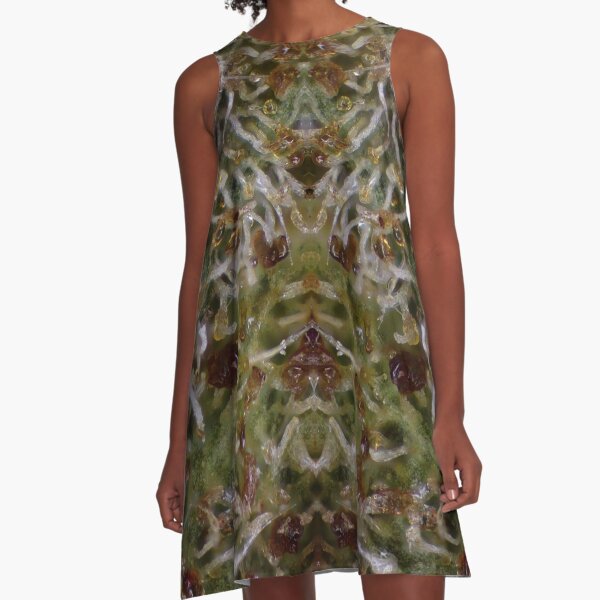 Skywalker OG Micrography Mirrored A-Line Dress