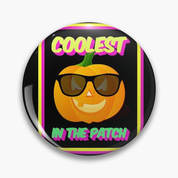 Item preview, Coolest Pumpkin in the Patch | Funny Halloween Colorful Memes designed and sold by Desznr.