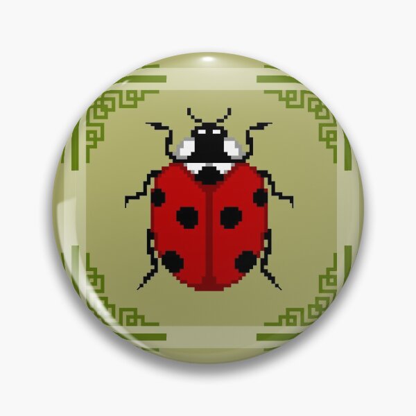 Item preview, 8 bit Ladybug Beetle designed and sold by Jhoeymonster.