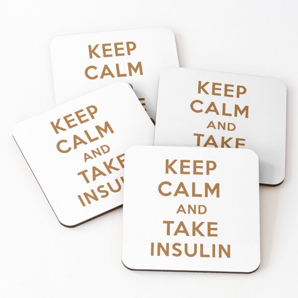 Item preview, Keep Calm And Take Insulin, Diabetes, Type 1 Diabetes, Diabetes Quote, Funny Diabetes, Funny Pancreas  designed and sold by Aerial Addicts.