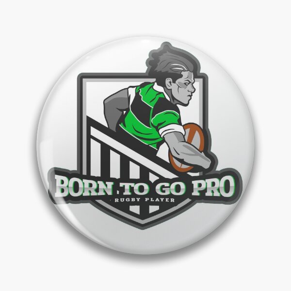 Item preview, Born to Go Pro Rugby Player designed and sold by Spicy Chilli.
