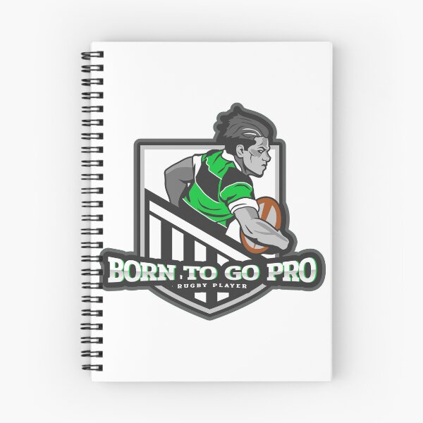 Item preview, Born to Go Pro Rugby Player designed and sold by Spicy Chilli.