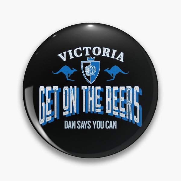 Item preview, Get On the Beers Bold Australian Funny Beer Drinking Graphic with Kangaroos and Keg designed and sold by UrTops.