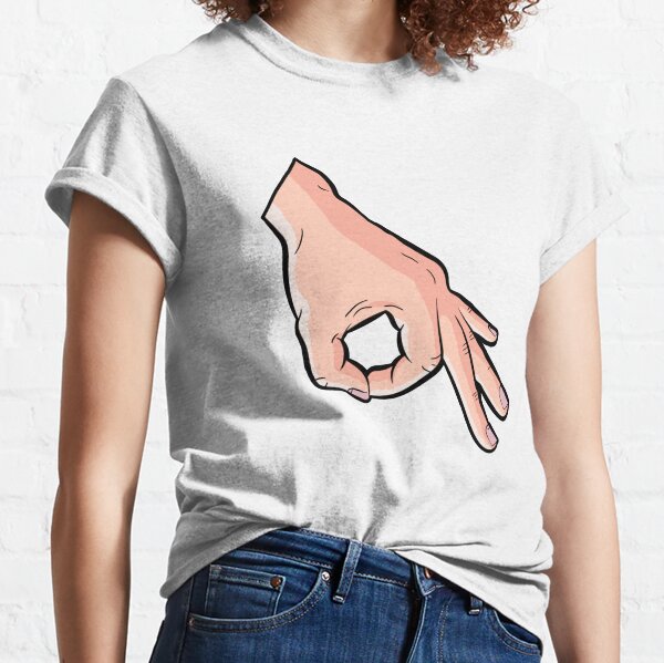 Haha Made You Look Funny Finger Circle Game Shirt' Men's T-Shirt