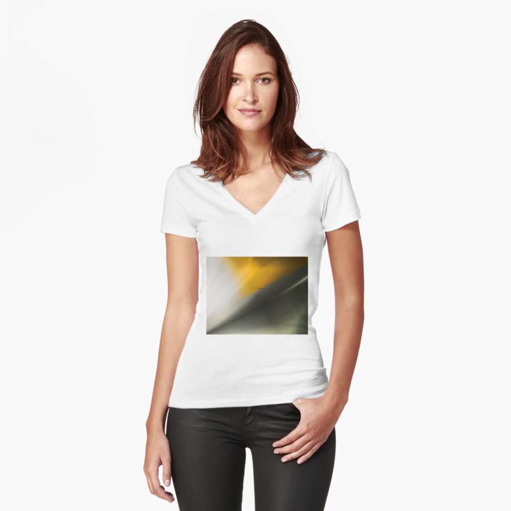 Item preview, Fitted V-Neck T-Shirt designed and sold by garretbohl.