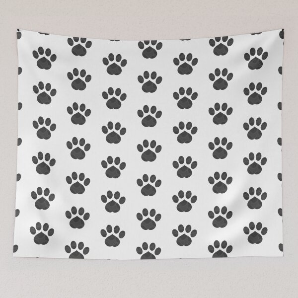 Item preview, Black Paw Prints (Version 2) designed and sold by sarahghost416.