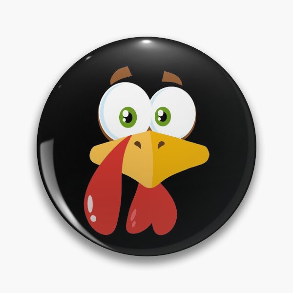 Item preview, Turkey Face Green Eyes Funny Thanksgiving Day Gift  designed and sold by masterbones.