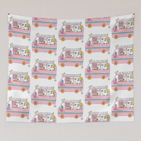 Item preview, Pink cute van! designed and sold by mellowdays.