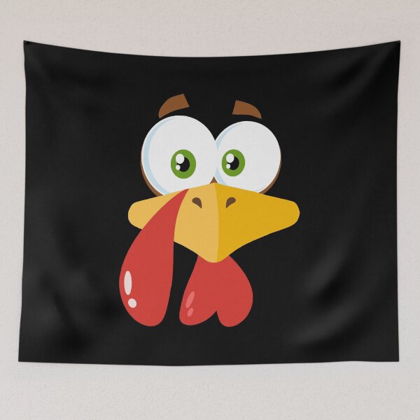 Item preview, Turkey Face Green Eyes Funny Thanksgiving Day Gift  designed and sold by masterbones.