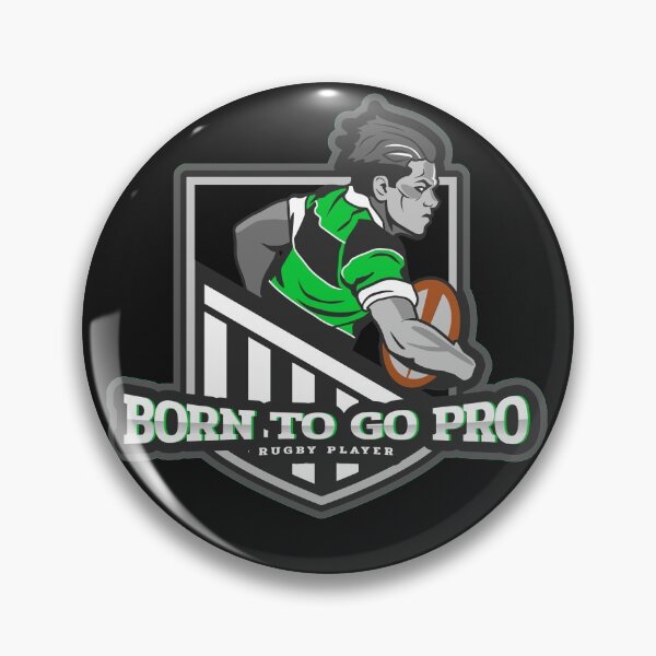 Item preview, Born to Go Pro Rugby Player designed and sold by Spicy Chilli.