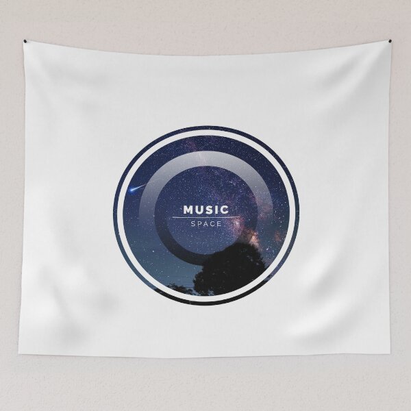 Item preview, Music Space Vinyl Record Design designed and sold by joabaj.