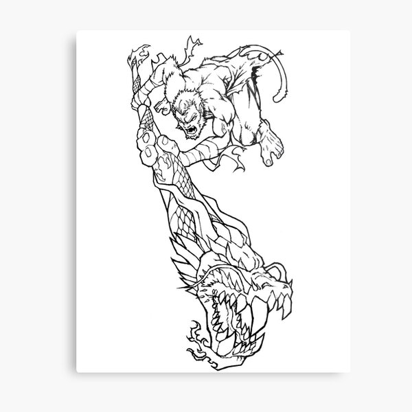 Sun Wukong Metal Prints Redbubble