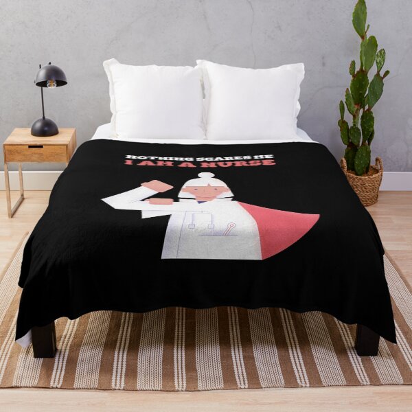 Item preview, Nothing Scares Me I Am A Nurse designed and sold by GoodVibeDesign.