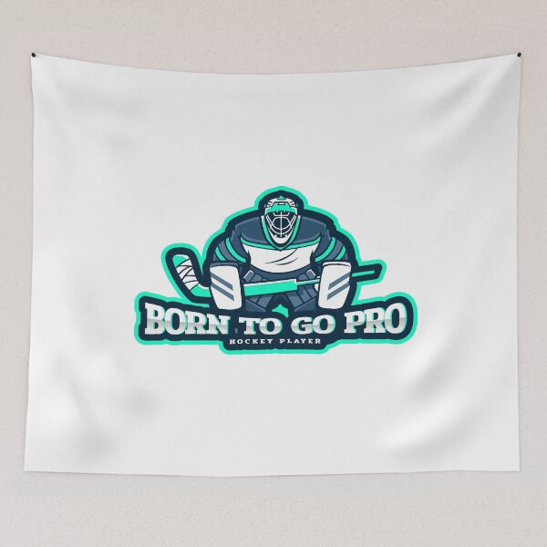 Item preview, Born to Go Pro Hockey Player designed and sold by Spicy Chilli.