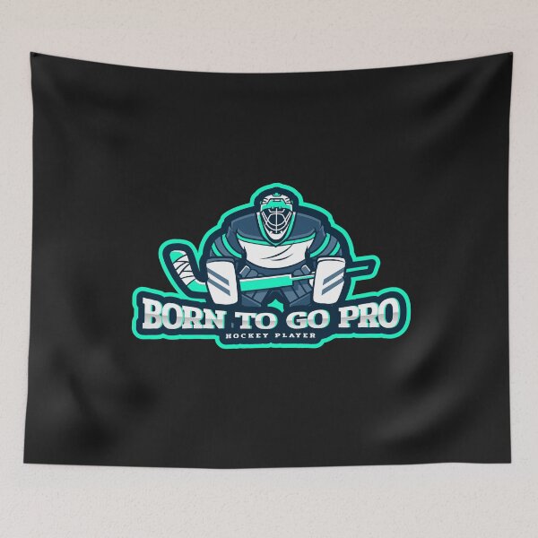 Item preview, Born to Go Pro Hockey Player designed and sold by Spicy Chilli.
