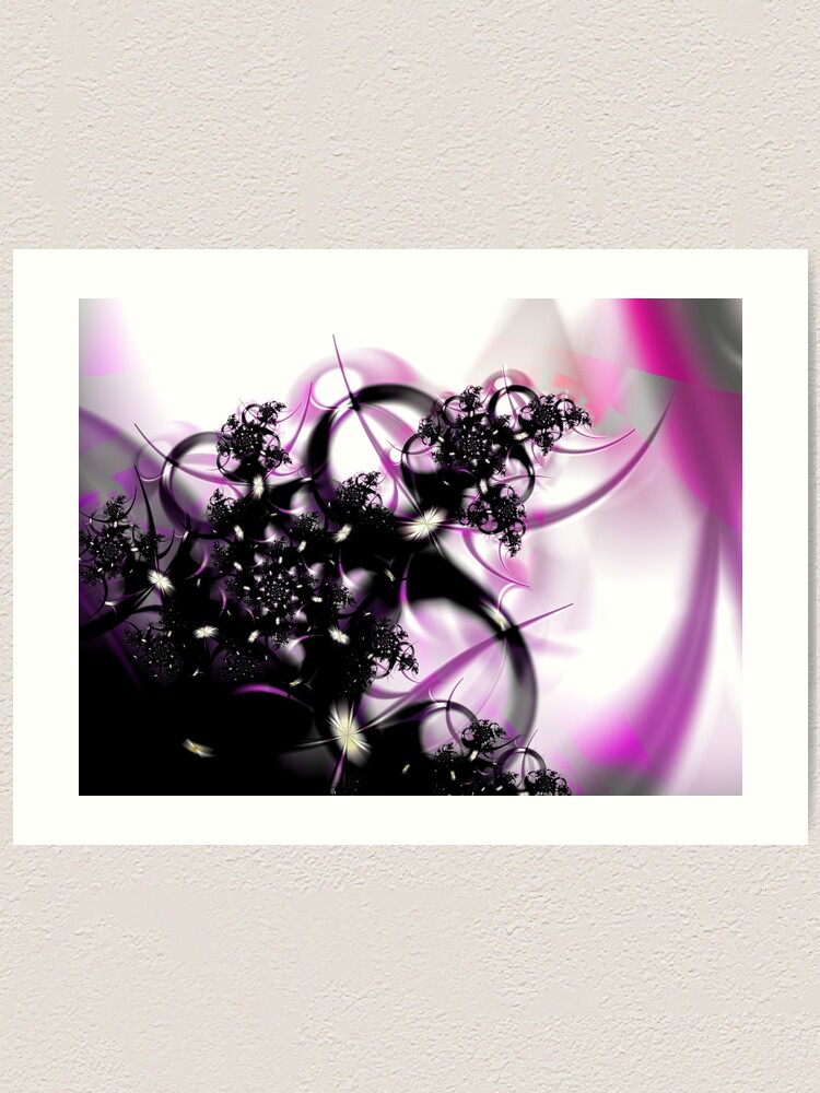 Alternate view of Purple Abstract Art Print