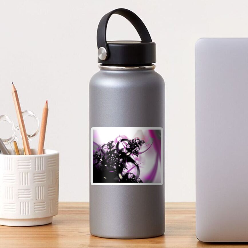 Purple Abstract Sticker