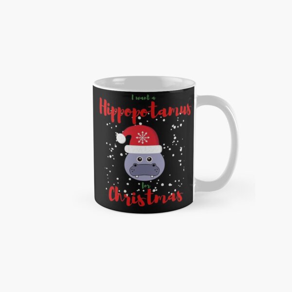 Aperçu de l'œuvre Envie d'un hippopotame pour Noël 2020 créée et vendue par AutumnVibeShop.
