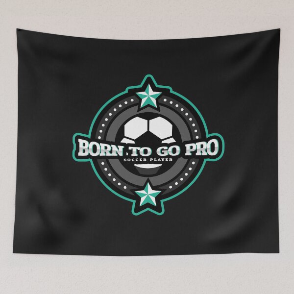 Item preview, Born to Go Pro Soccer Player designed and sold by Spicy Chilli.