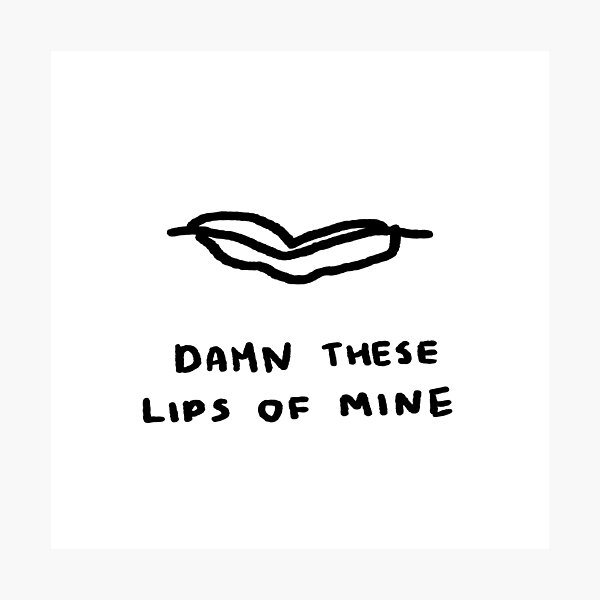Item preview, Damn These Lips of Mine designed and sold by 4naans.