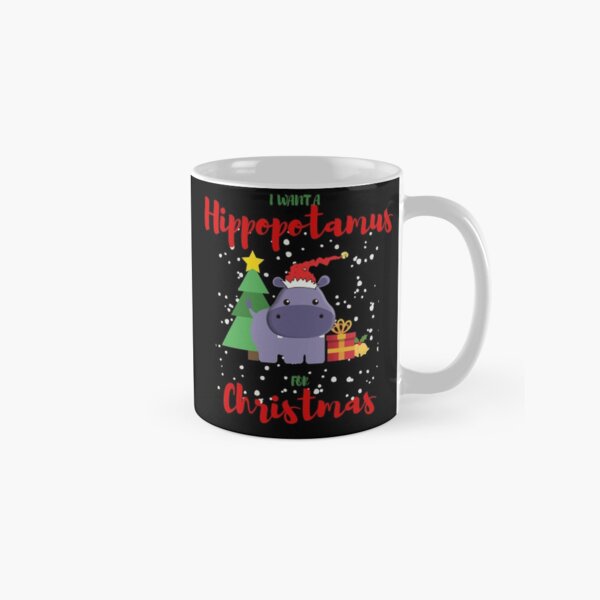 Aperçu de l'œuvre Envie d'un hippopotame pour Noël 2020 créée et vendue par AutumnVibeShop.
