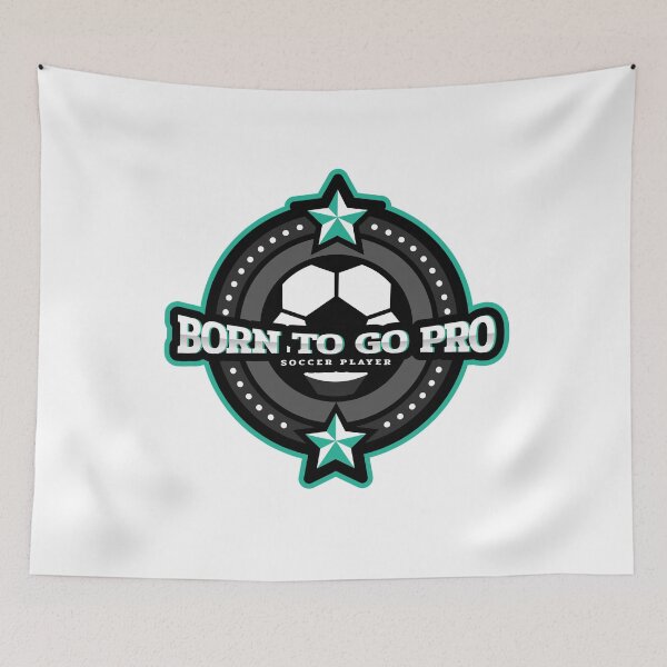 Item preview, Born to Go Pro Soccer Player designed and sold by Spicy Chilli.