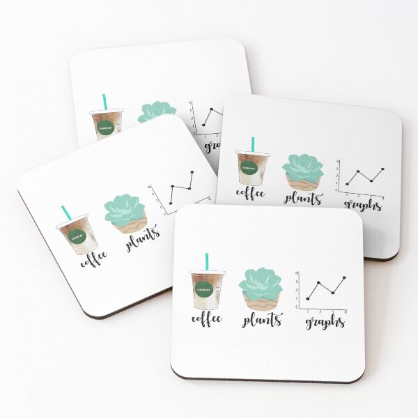 Item preview, Coffee Plants and Graphs designed and sold by bcbayay designs.