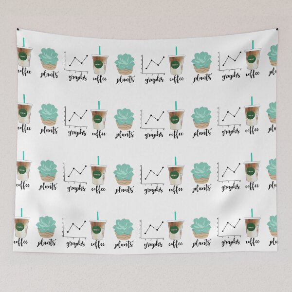 Item preview, Coffee Plants and Graphs designed and sold by bcbayay designs.