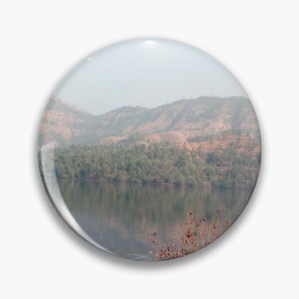 Item preview, Mountain Landscape With Lake designed and sold by PriyanDecor.
