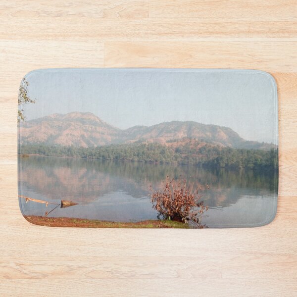 Item preview, Mountain Landscape With Lake designed and sold by PriyanDecor.